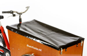 Dekzeil tbv Cargo Trike Wide - zwart bisonyl