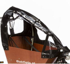 Regentent - Cargobike S (kort) - zwart (bisonyl)