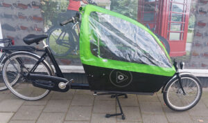 Bakfiets.nl Cargobike Lang - zwart - NX7